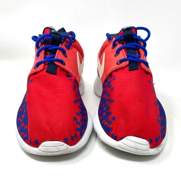 Nike Roshe One Print GS Light Crimson Blue Youth 6.5 - Picture 3 of 8